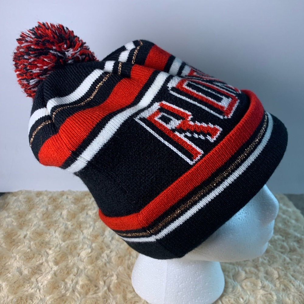 ADIDAS Derrick Rose Logo Knit Cuff Pom Beanie Hat O/S - Picture 2 of 5